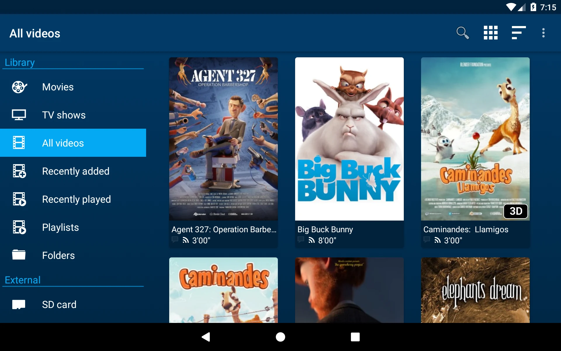 NOVA Video Player screenshot