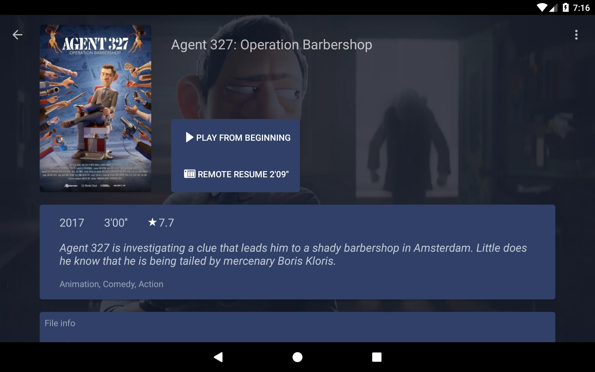 NOVA Video Player screenshot