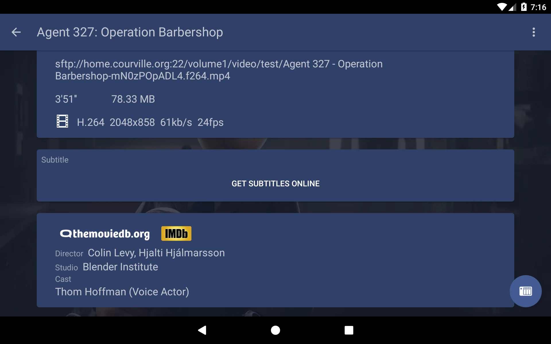 NOVA Video Player screenshot
