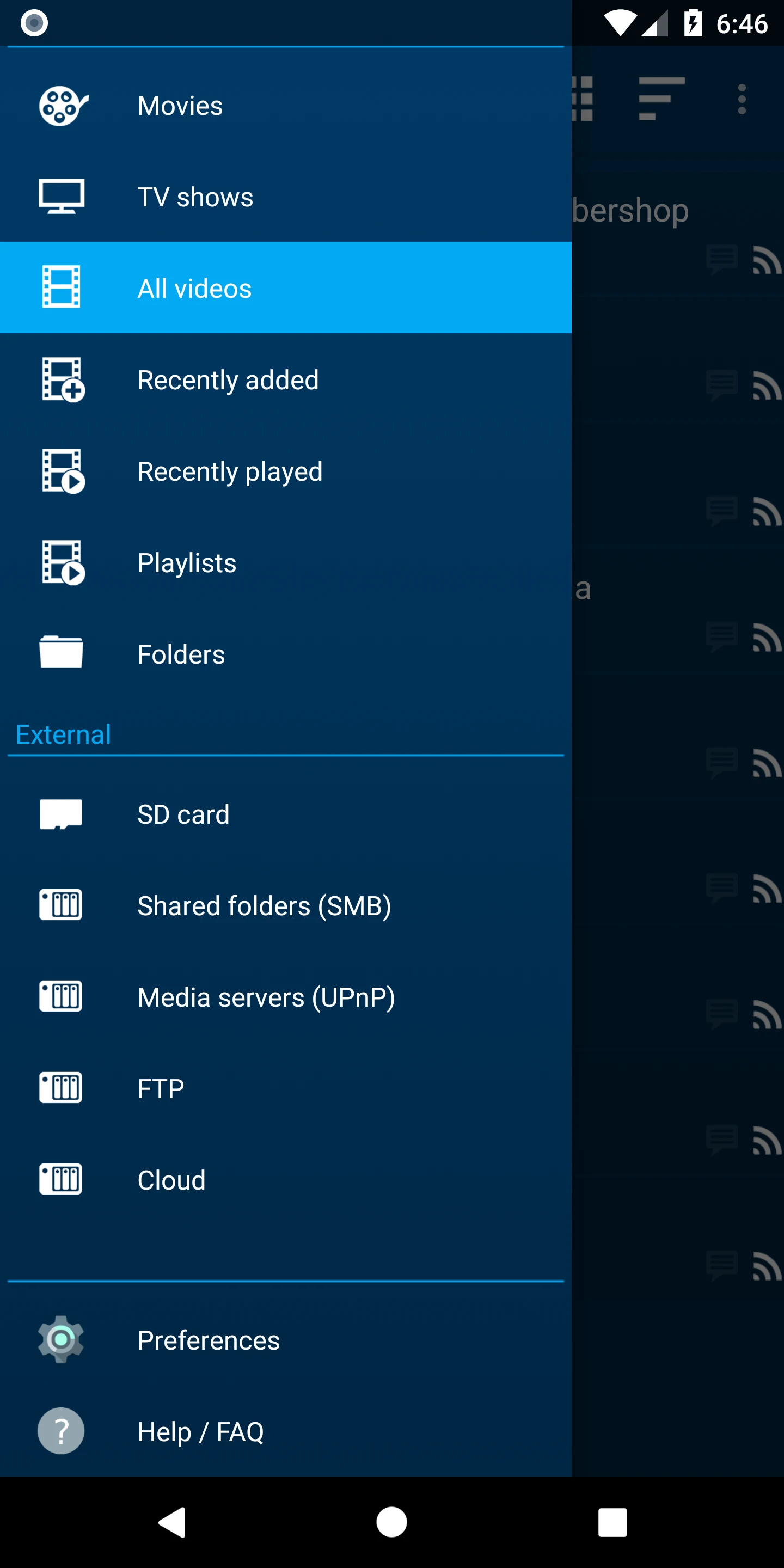 NOVA Video Player screenshot